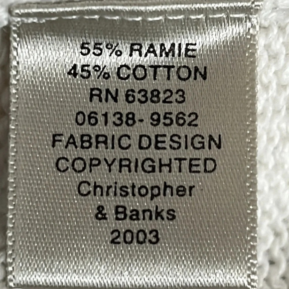 Christopher & Banks Vintage Applique & Embroidery Cat Cardigan - Size Small - Picture 9 of 10